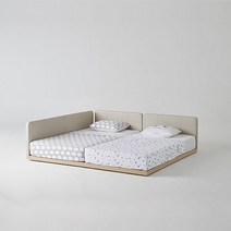 한샘 NEW 스테디2 슬림 패밀리침대 SS+SS 데이베드 한쪽가드형 (매트별도)