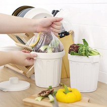 싱글라이프 냉동보관 밀폐형 미니 음식물 쓰레기통 1L, 색상:그레이