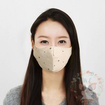 옥이드림 별 3겹 면 마스크 천마스크 빨아쓰는마스크 마스크종류