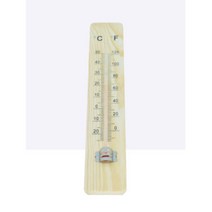 화씨 섭씨 원목 나무 벽걸이 온도계 과학수업 실내 온도습도계 실외 산업용, 상세페이지 참조