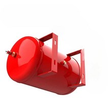 에어리시버탱크 알루미늄 보조 실린더 휴대용 압축기, 5L-A-적색 160x310  압력계 없음