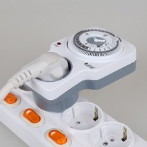 전기 타이머 콘센트 아날로그 직사각형 SJP-C16