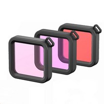 수중카메라 Gopro hero 5 6 7 블랙 방수 하우징 케이스 go pro 5 6 보호용 다이빙 커버 액션 카메라 액세서리 용 수중 운전 151, 필터만