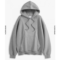 BRENSON [기모] 오버핏 후드 (멜란지)
