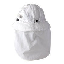 그립스와니 GS SUNSHADE 차양 아웃도어 방수 야외 캠핑 모자, 화이트