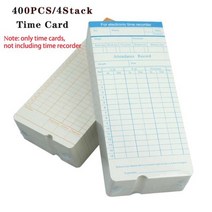 전자 시간 기록계 직원 기록 출석 기계, 400pcs 타임 카드