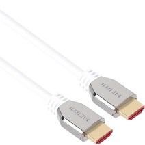 NETmate HDMI v2.1 Metallic 케이블 1m/NM-SJH01/8K 60Hz UHD/4K 120Hz/3중 차폐 구조/HDR 지원/HDCP 2.2 지원/48Gbps 대