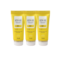 칼라쓰 비타 유브이 퍼펙트 기미 커버 선크림 50ml*3개+파우치 1매