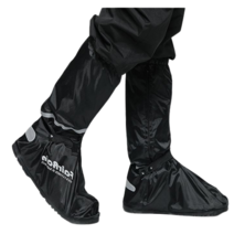 트레이드미 오토바이 방수 신발 커버 작업화 방한, 검정