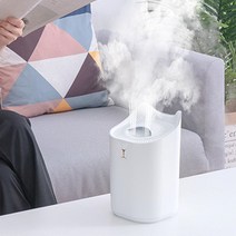 더블노즐 초대형가습기 3300ML 듀얼분사가습기 미니가습기 휴대용가습기, 더블노즐 초대형가습기-그린