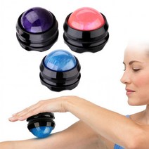 셀프롤링마사지볼 안마기 지압 롤러 회전 전신 경락, 셀프롤링마사지볼_핑크