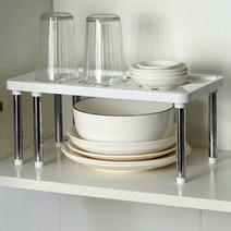 다이소씽크인선반 너비조절선반 하부장정리, 그레이