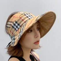 골프 야외활동 캐디썬캡 햇빛가림 긴챙모자 내츄럴스타일 그늘막 해수욕장