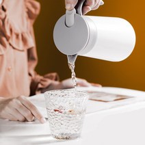 이중진공 스테인리스 보온효과 12시간 이중진공 보온 주전자(750ml) (화이트)