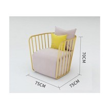 미용실쇼파 북유럽 의류 매장 소파 가게 심플한 모던한 네일 살롱 접객 미용실 네트 레드265377, 9