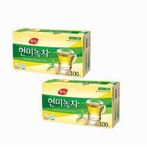 동서 현미녹차 티백 1.5g 100티백 X2