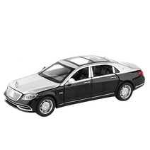 Benz 벤츠 마이바흐 S650 럭셔리카 1대32 자동차 모형 다이캐스트 청년K기프트, 화이트블랙