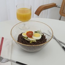 골드림 비빔밥 면기 화채 유리볼