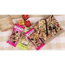 바삭견과 다이어트간식 에너지바 수제견과류바 20개세트, 견과바20개, 35g