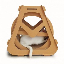 고양이 운동 체중 감소 장치 고양이 등산 긁적 보드 장난감 휠, L