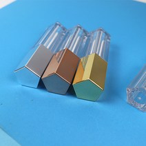 립글로즈 케이스 용기 공병 핸드메이드 립밤 고체향수 셀프 재료 도구 수제 키트 간편 보관 메이크업 리필 휴대용 투명 여행 출장 휴대용 덜어쓰기 DIY 화장품 만들기(로즈골드)
