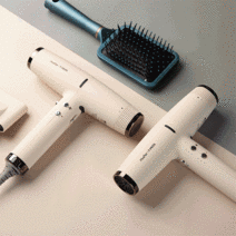 프리미엄 헤어 드라이어 미용실 드라이기 전문가용 플러스에어, 아이보리 (프리미엄 구성)