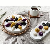 (대량 25세트) 설날 떡만들기 체험키트 (꿀떡 송편 바람떡 만들기 가능 맵쌀 쑥 단호박 자잭고구마 반죽 4종 깨속 2023년 1월 제조 제품)