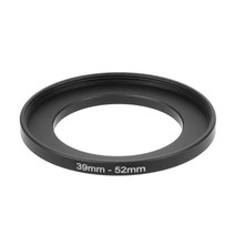 39mm ~ 52mm 금속 스텝 업 링 렌즈 어댑터 필터 카메라 액세서리 새로운, 검은 색