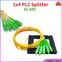 fdf 1X4 SC APC FBT 분배기 광 커플러 광섬유 FTTH 1*4 단일 모드 심플 렉스 PLC Shippping