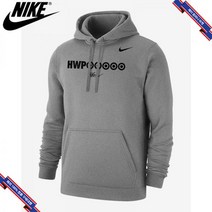 [미국정품] 나이키 클럽 플리스 HWPO 후드티셔츠 그레이 M31777P53HW-GRY