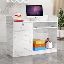 안내데스크 카운터 테이블 인포메이션 업소용 계산대, 80x38x90 블랙 월넛