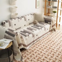 구매대행 라이트 럭셔리 만능 소파 타월 커버 북유럽풍 소파 패드 커버 커버 커버 담요 사계절용 싱글 3인78131, 와플쇼파슈-소원카키, 높이90*폭240CM