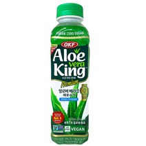 오케이에프 알로에 베라킹 제로슈가 주스, 500ml, 5개