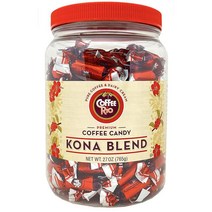 미국직구 Adams & Brooks 커피 Rio Coffee Candy – 코나 블렌드 캐러멜 27온스 병 – 진짜 이국 커피와 크림 만든 미국산 코셔 캔디, 상세참조, 수량