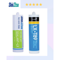 신에츠 실리콘 렉산 LX-T89 270ml 외장 샌드위치판넬 내외장공사 아파트외벽 방수용 실리콘, LX투명