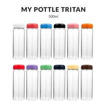 [국내생산] 어썸 마이보틀 트라이탄 물병 물통 보틀 350ml 500ml, 화이트