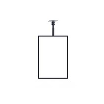 led 메뉴판 피자 가격표 라이트 패널 전광판 보드, 30x40, 검은색프레임세로화면(망원식붐보내기)