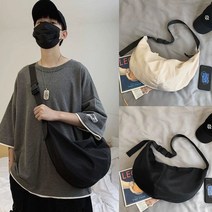 mh_반달 크로스 바디백 ELG-058