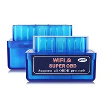 자동차 차량 진단기 super mini elm327 wifi v1.5 bluetooth obd2 스캐너 elm 327 v2.1 code reader odb ii car tool, 와이파이 elm327 v1.5