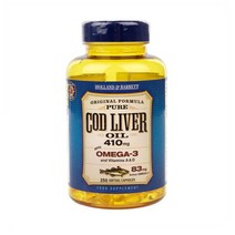 Holland & Barrett 홀랜드앤바렛 코드 리버 오일 대구간유 410mg 250정 Cod Liver Oil, 1개