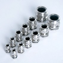 케이블글랜드 IP68 케이블 방수 커넥터 304 스테인레스 스틸 케이블 커넥터 m8-m100 케이블 글랜드 커넥터 씰링 슬리브 스터핑 박스, m32x1.5 케이블15-22