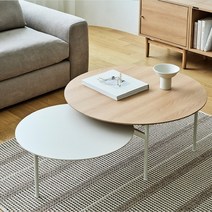 한샘 클린트 레코드 소파테이블 (2종 택1), 월넛(B)