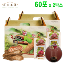 칡즙 진액 건강즙 엑기스 국내산 원액 생칡즙 100% 수수홈홈, 60포, 2박스, 100ml