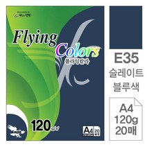삼원)플라잉칼라(슬레이트블루A4-120g20매-포10권입), 단품