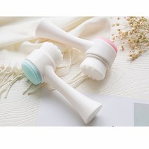 1+1 세안 모공 브러쉬 폼 클렌징 패드 청소 거품기 기계 에어브러쉬, 세안브러쉬(색상랜덤) 2개