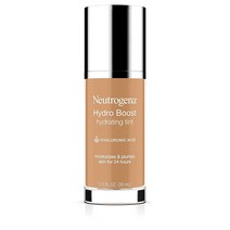 뉴트로지나 Neutrogena Hydro Boost 히알루론산 함유 하이드레이팅 틴트 경량 워터 젤 포뮬라 보습 오일 프리 및 논코메도제닉 리퀴드 파운데이션 메이크업 135 체스트, 1 Fl Oz (Pack of 1), 085 Honey 뉴트로지나