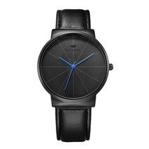 BRIGADA 남성용 시계 미니멀리스트 블랙 비즈니스 캐주얼 방수 쿼츠 시계 남성용 스위스 브랜드 블랙. 쿼츠 시계