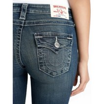 [해외]트루릴리젼여자명품청바지20124740 True Religion Womens Slim Straight Fit Stretch Jeans in Evening Sky