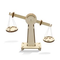 간이 나무 양팔저울 만들기 실험키트 과학실험