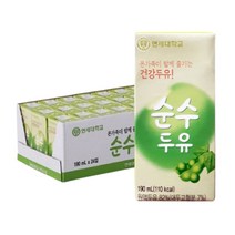 연세우유 순수 두유 190ml 24개